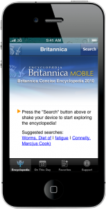 Brittanica Concise Encyclopedia 2010 2.0 for iPhone/iPod touch/iPad